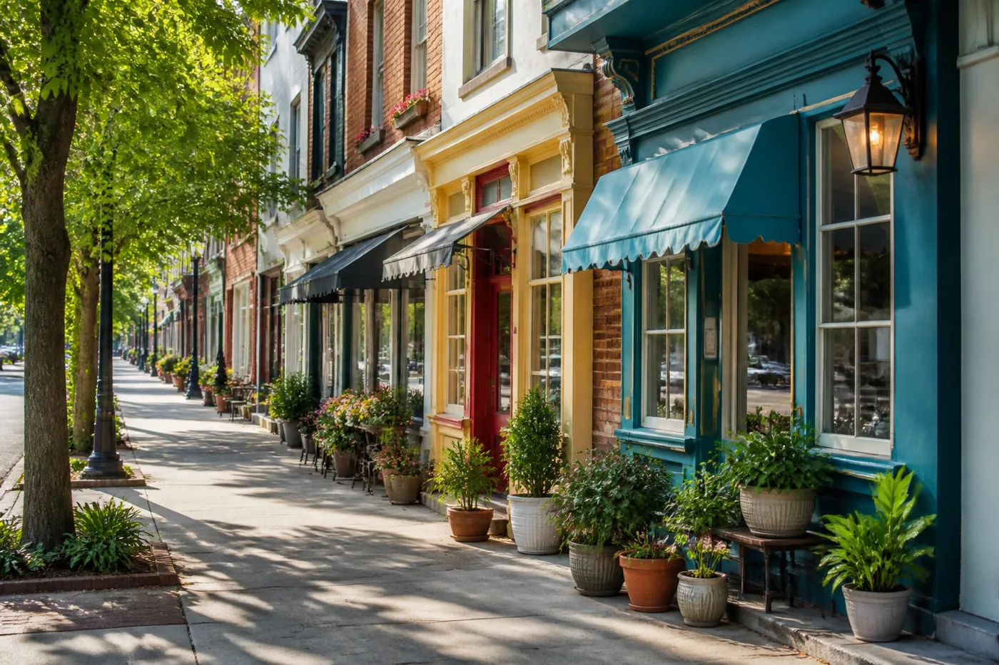 Neighbourhood shop fronts